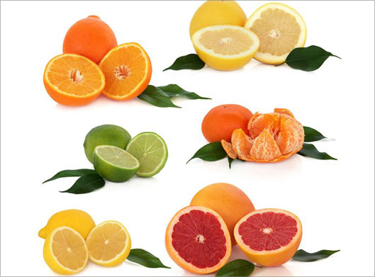عکس با کیفیت از نارنگی لیمو ترش و گریپ فروت و پرتقال