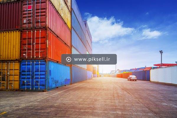 عکس با کیفیت از کانتینرها در گمرک