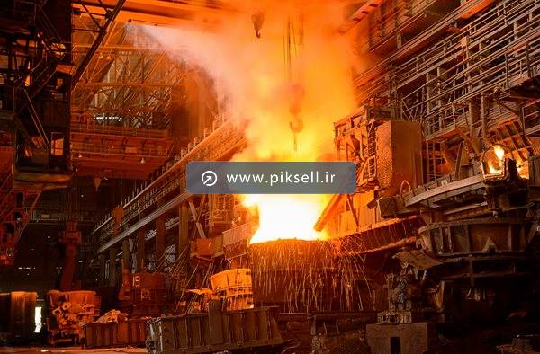 عکس با کیفیت از کارخانه ذوب آهن