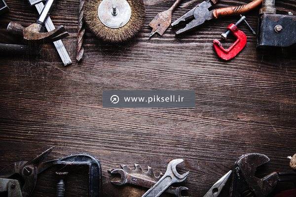 عکس با کیفیت از پس زمینه با حاشیه ابزار قدیمی