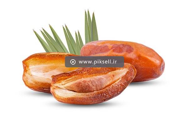 عکس با کیفیت از خرمای برش داده