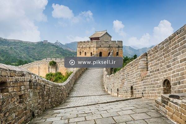 عکس با کیفیت از روی دیوار بزرگ چین