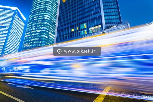 عکس با کیفیت از حرکت سریع مترو