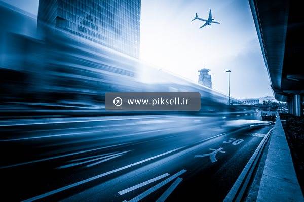 عکس با کیفیت از خیابان های شهری مدرن و سرعت