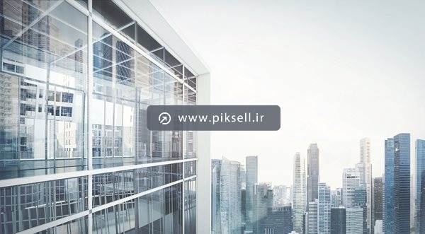 عکس با کیفیت از نمای شهر از بالای ساختمان