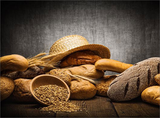 عکس با کیفیت از نان فانتزی گندم و گندم