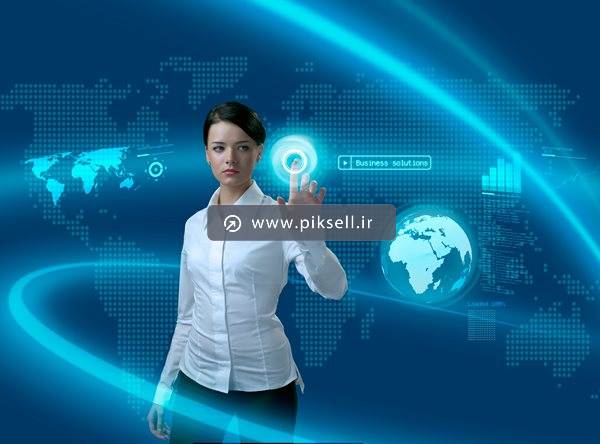 عکس با کیفیت از مهندس برنامه نویسی خانم