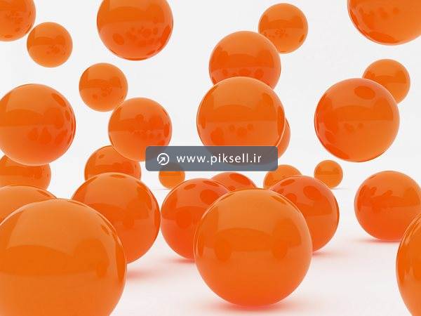 عکس با کیفیت از گوی های نارنجی