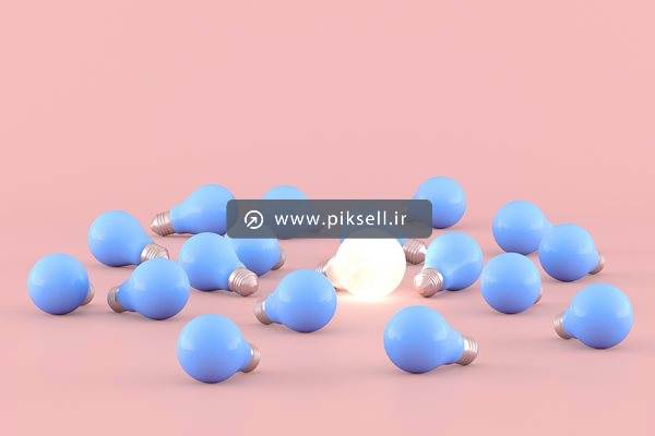عکس با کیفیت از بهترین ایده و لامپ های آبی