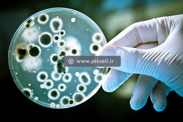 عکس با کیفیت از تکثیر کپک در آزمایشگاه ژنتیک
