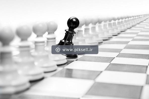 عکس با کیفیت از مهره ی سوخته شطرنج