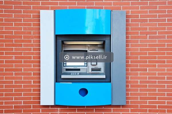 عکس با کیفیت از دستگاه خود پرداز آبی