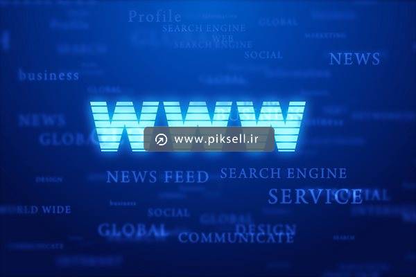 عکس با کیفیت از سرچ در گوگل و www با بکگراند آبی