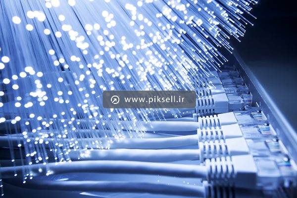 عکس با کیفیت از کابل های فیبر نوری