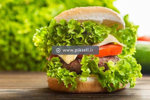 عکس با کیفیت از چیزبرگر بعد از کار