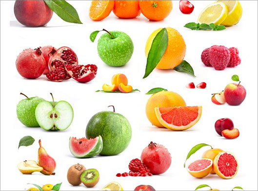 عکس با کیفیت از انواع میوه های پاییزی