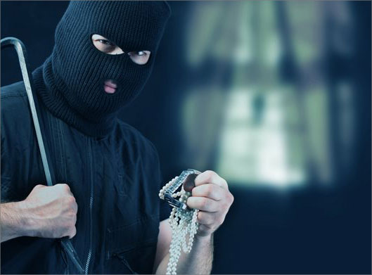 عکس با کیفیت از دزد جواهرات و سرقت منزل