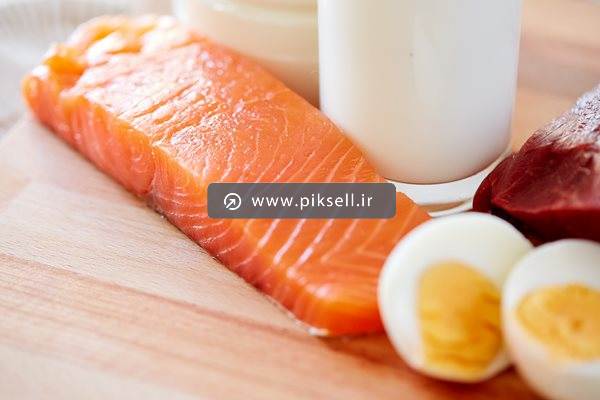 عکس با کیفیت از سوشی و تخم مرغ