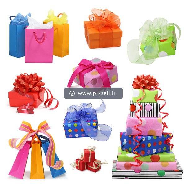 دانلود عکس با کیفیت از مجموعه هدایا و کادوهای تولد