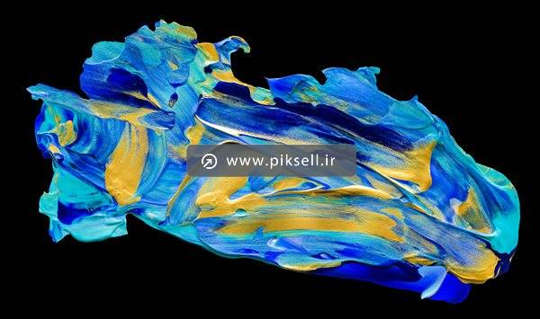 دانلود عکس با کیفیت از پس زمینه رنگ رو روغن با رنگ آبی