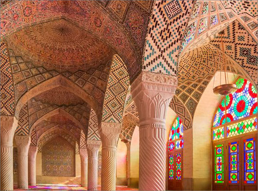 عکس با کیفیت از مسجد نصیرالملک شیراز