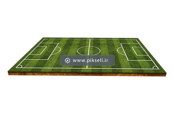 عکس با کیفیت از زمین سه بعدی فوتبال