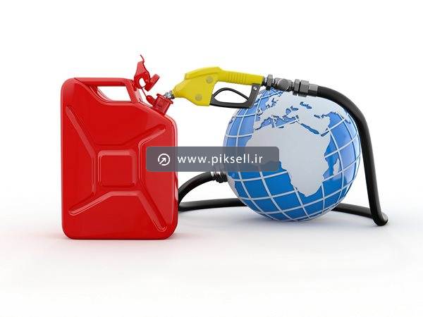 تصویر با کیفیت سه بعدی با موضوع مصرف سوخت جهانی