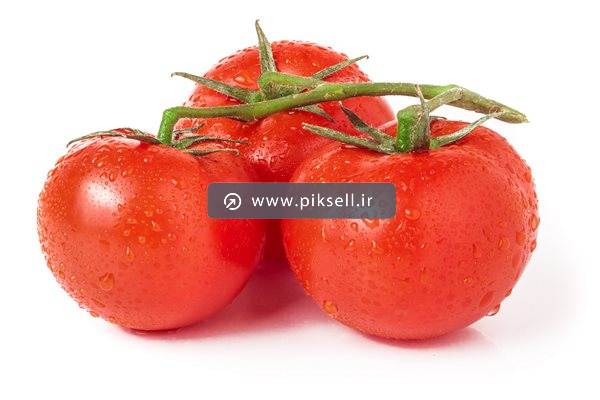 عکس با کیفیت از گوجه های قرمز خوشمزه