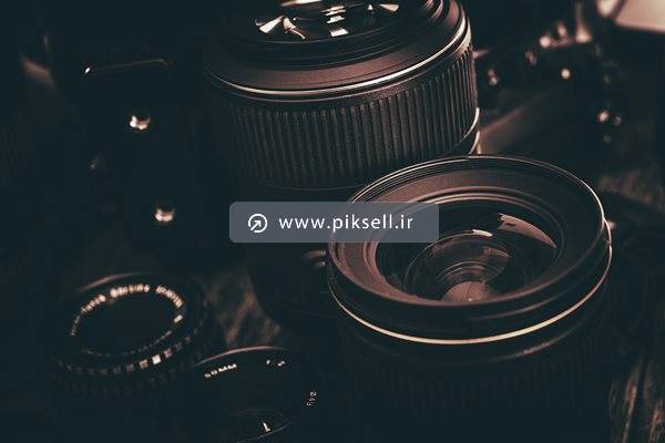 تصویر با کیفیت از مجموعه لنزهای دوربین عکاسی