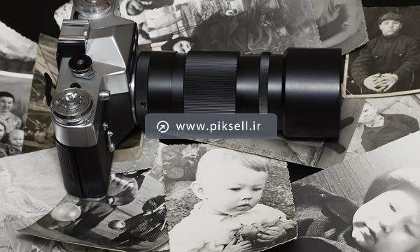 تصویر با کیفیت از دوربین با لنز بزرگ و عکاسی