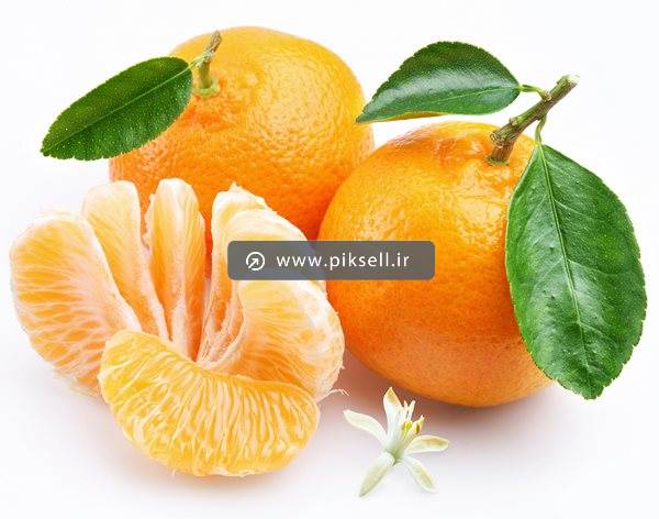 عکس با کیفیت از نارنگی های قاچ شده
