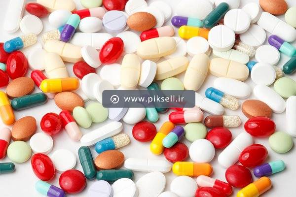 دانلود عکس با کیفیت از مجموعه قرص ، کپسول و داروهای شیمیایی