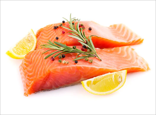 تصویر با کیفیت از فیله ماهی و لیمو ترش