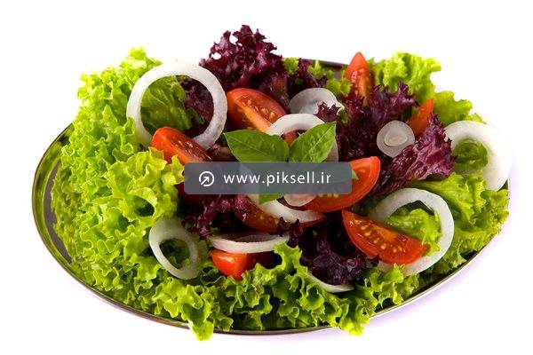تصویر با کیفیت از بشقاب سالاد رژیمی و سالاد فصل