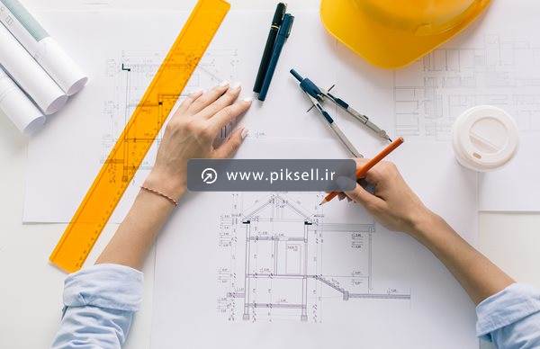 دانلود عکس با کیفیت از نقشه کشی و معمار و مهندس ناظر