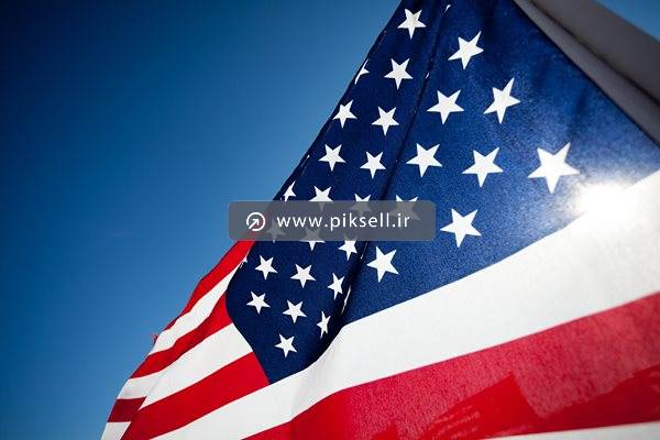 دانلود عکس با کیفیت از پرچم پارچه ای کشور آمریکا