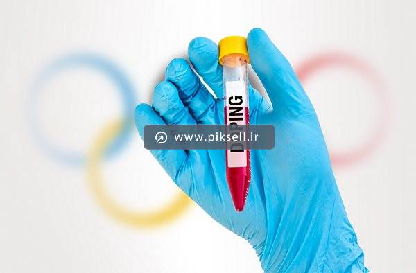 تصویر با کیفیت از شیشه حاوی دوپینگ و مواد انرژی زا