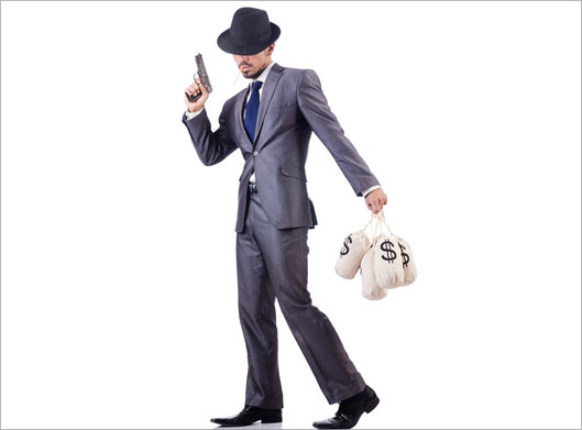 عکس با کیفیت از دزد و سارق و کیسه های دلار
