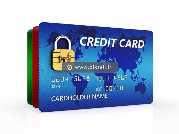 عکس با کیفیت از کارتهای بانکی و کردیت کارت قفل دار