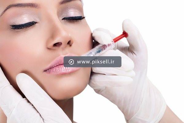 عکس با کیفیت از تزریق ژل به لب و زیباسازی صورت و بوتاکس