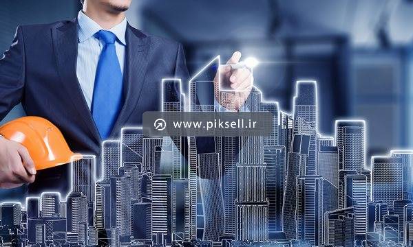 عکس با کیفیت از ساختمان های شهری و مهندس معمار