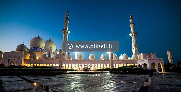 تصویر با کیفیت از مسجد شیخ زاید دبی