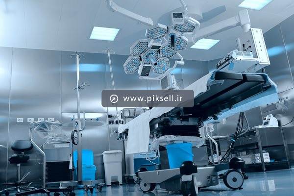 عکس با کیفیت از اتاق عمل و تخت جراحی و لوازم و وسایل جراحی