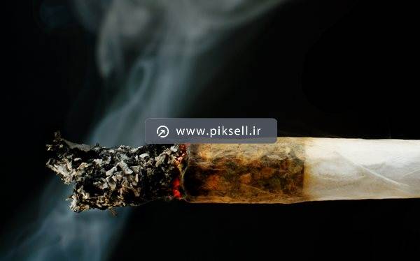 دانلود تصویر با کیفیت از سیگار روشن در حال سوختن