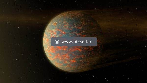 دانلود عکس با کیفیت از سیاره یا ستاره با بکگراند سیاه