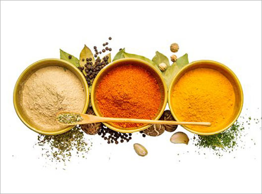 عکس با کیفیت از ظرف های پودر کاری و ادویه جات